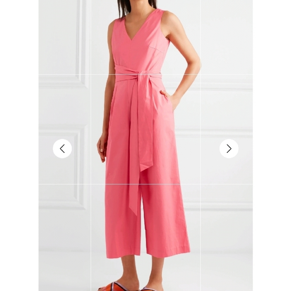 J Crew Dark Matter Stretch Poplin Jumpsuit